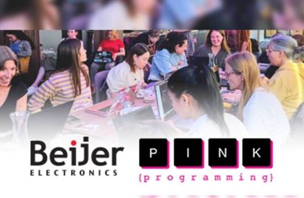 Beijer Electronics spendet Preisgeld an Pink Programming (Foto: Beijer Electronics GmbH)