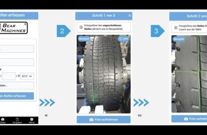 Bear-Machines-App integriert smarte Kamerafunktion, Datenbank, Handbuch und detaillierte (Foto: Bear-Machines GmbH)